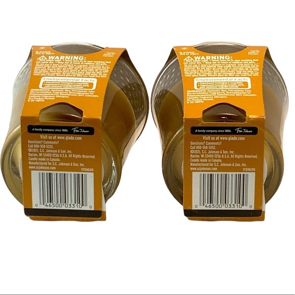 Holiday Jar Candles 2 Christmas Scent Cookie Caramel Rush Infused Essential Oils - Picture 9 of 12